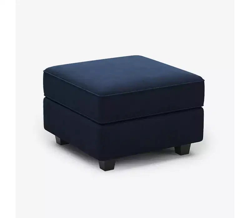 Modular Velvet Ottoman with Storage and Adjustable Armrest/Backrest