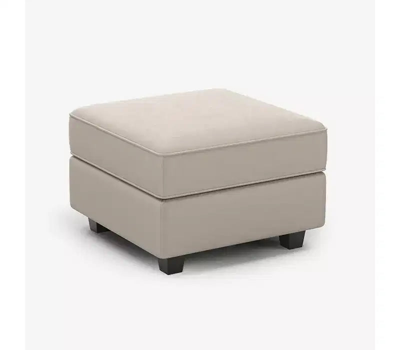 Modular Velvet Ottoman with Storage and Adjustable Armrest/Backrest