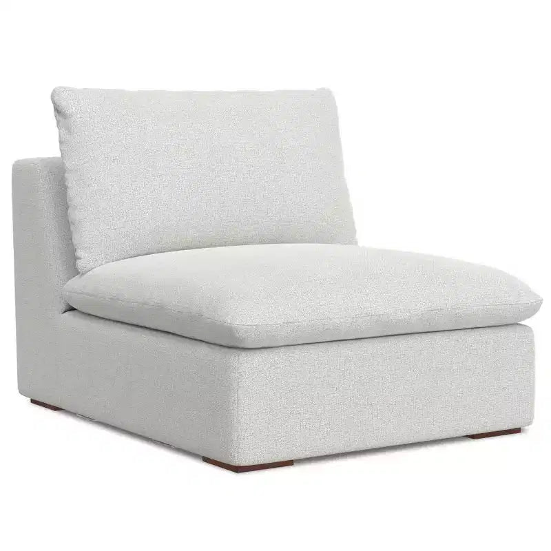 3-Seater Modular Sofa, Cloud Gray, 124.6" Wide