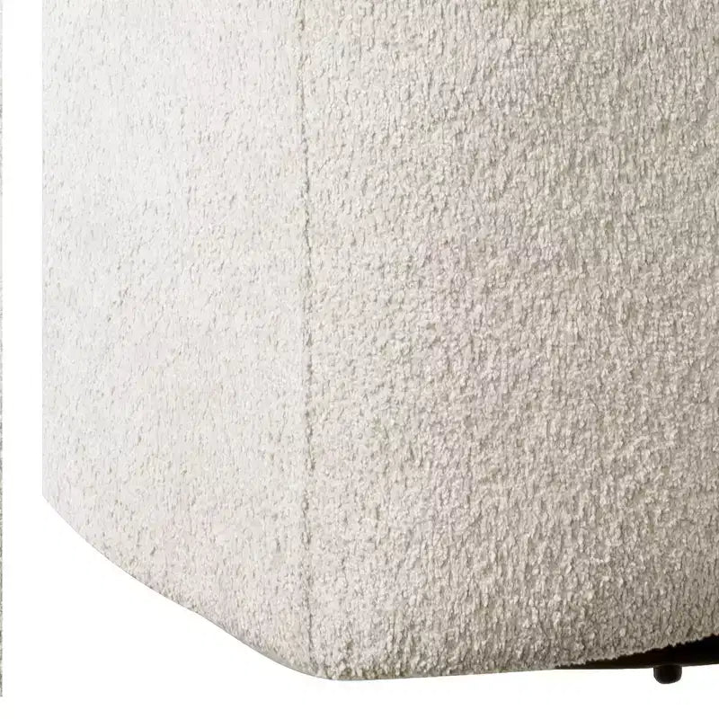 Upholstered 360° Swivel Chair with High-Density Foam Cushion