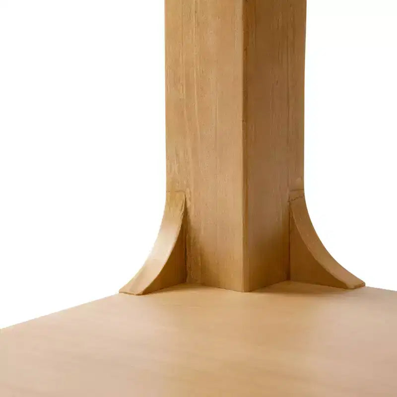 Rectangular Side Table with Bottom Shelf, Slim Design for Living Room