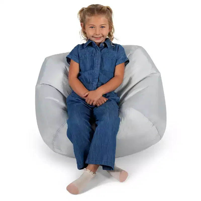 Classic Bean Bag Chair for Kids, Durable Stain-Resistant Fabric