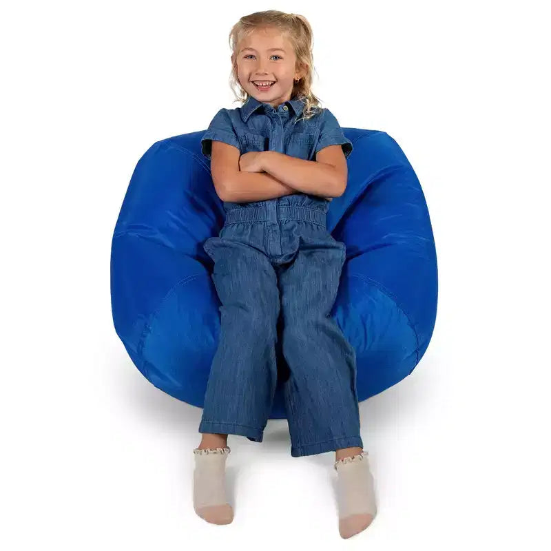 Classic Bean Bag Chair for Kids, Durable Stain-Resistant Fabric