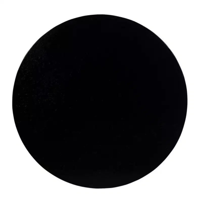 38" Round Crisscross Base Coffee Table, Black